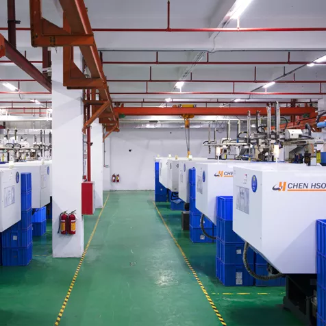 automated injection molding space
